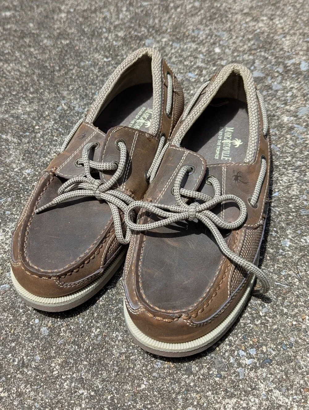 Margaritaville Boat Shoes Men's Size 9.5 EUC